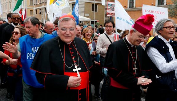 Cardeal Burke e Dom Athanasius Schneider