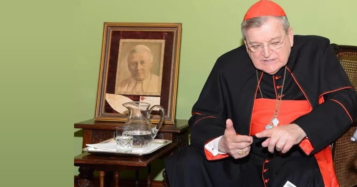 O “Amor Divino Encarnado”, do Cardeal Burke, no Brasil